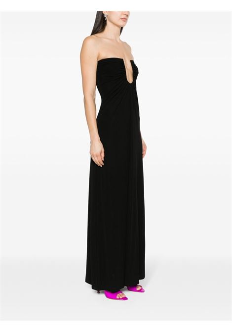 Black Arced Palm strapless dress - women CHRISTOPHER ESBER | 23023345BLK